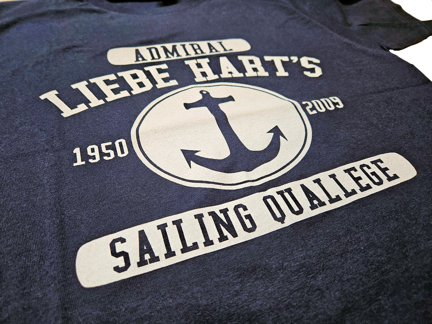 Admiral Liebe Hart's Sailing Quallege Short Sleeve T-Shirt