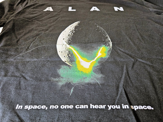 Alan - In Space, No One Can Hear You In Space Short Sleeve T-Shirt