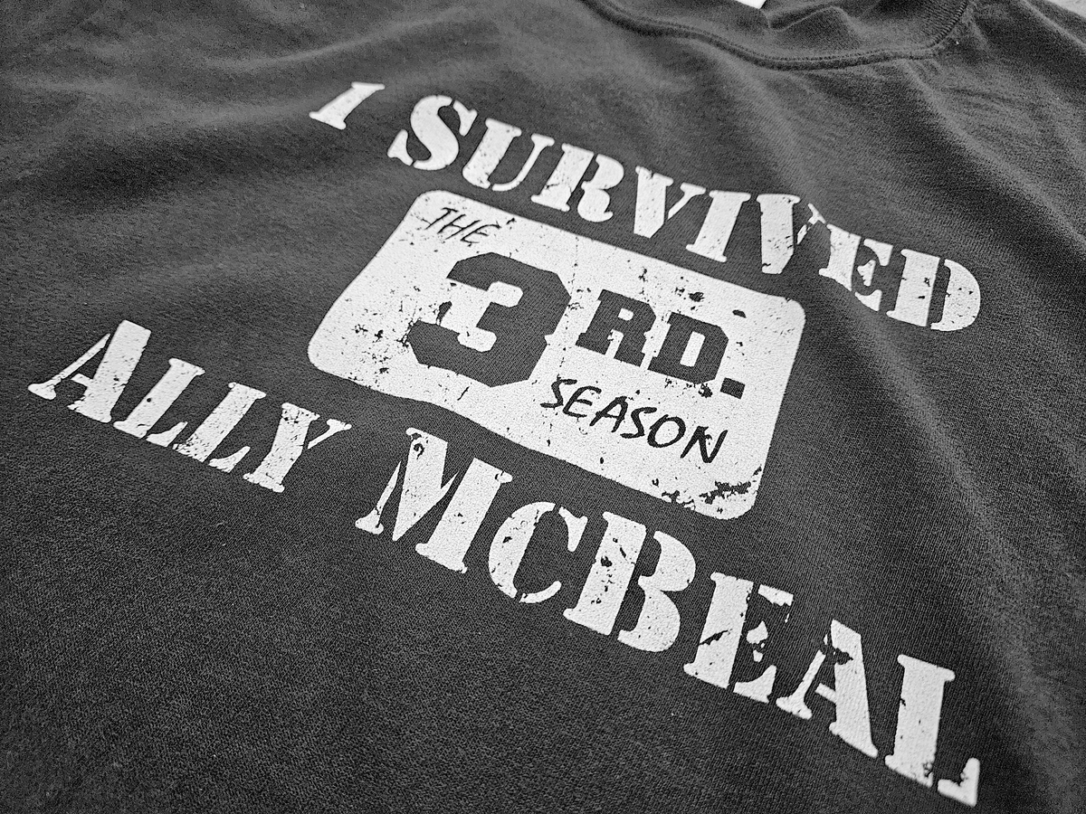 I Survived The 3rd Season Ally McBeal Short Sleeve T-Shirt