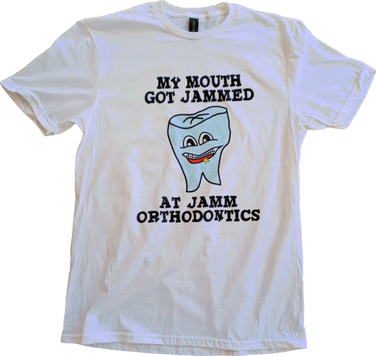 My Mouth Got Jammed At Jamm Orthodontics Short Sleeve T-Shirt