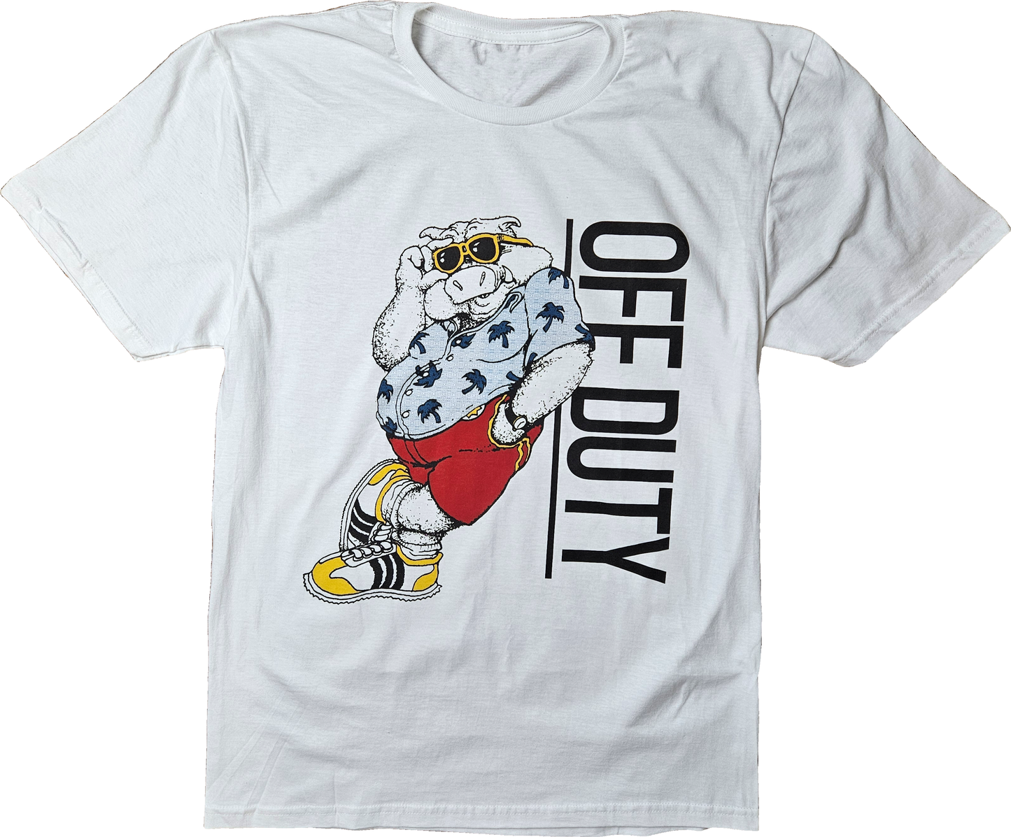 Off Duty Pig Short Sleeve T-Shirt
