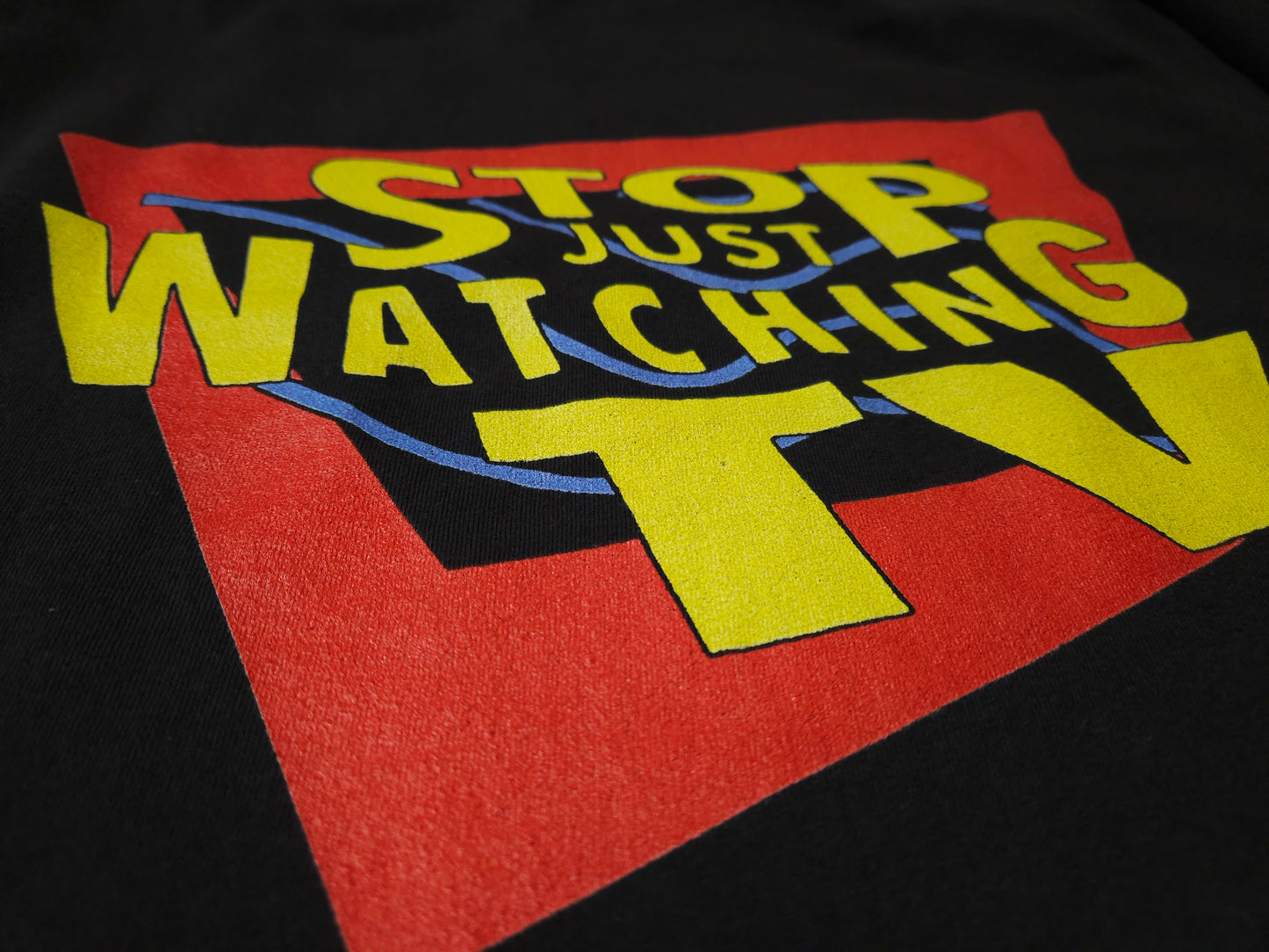 Sega Channel Stop Just Watching TV Short Sleeve T-Shirt