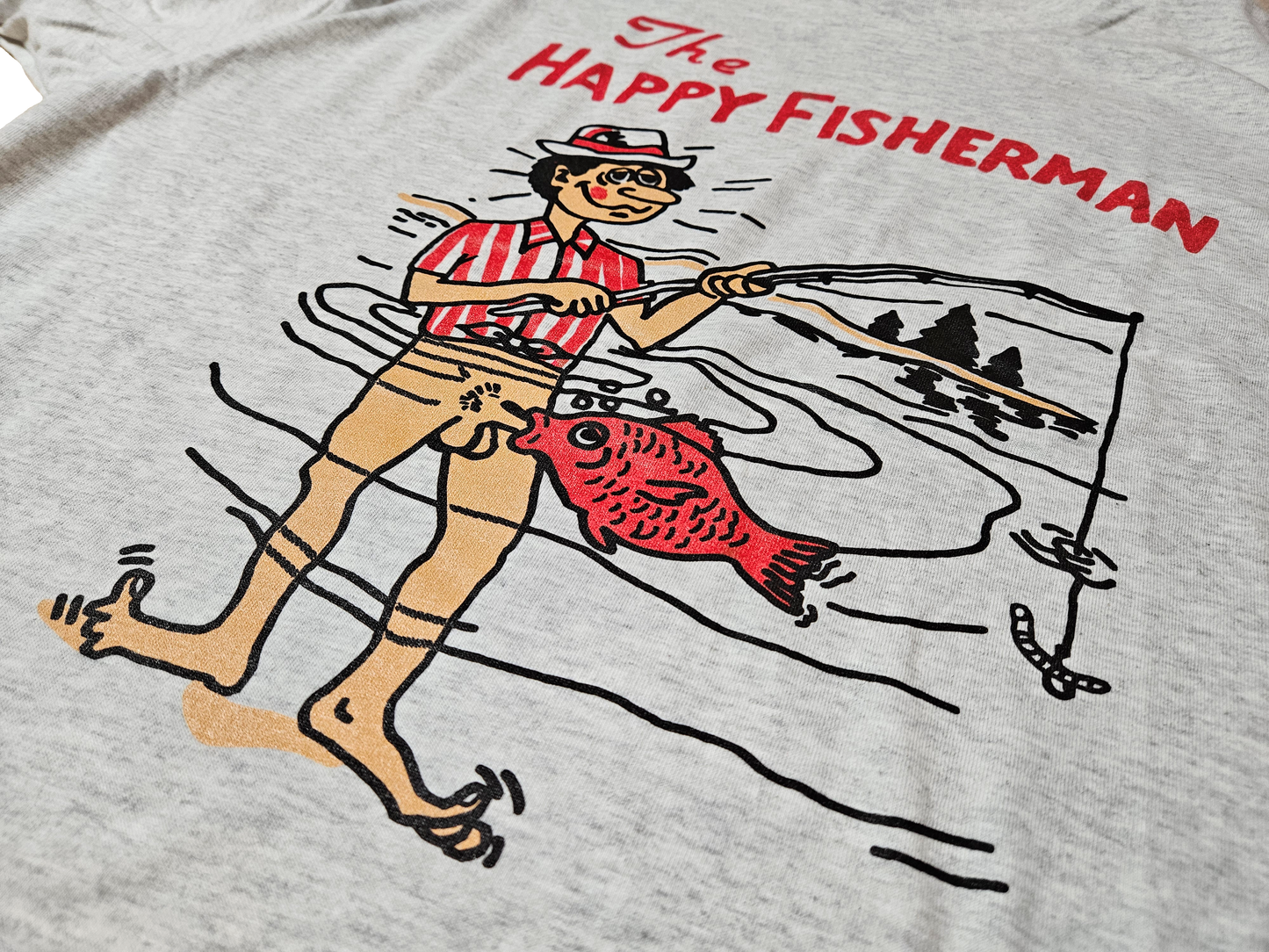 The Happy Fisherman Short Sleeve T-Shirt