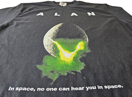 Alan - In Space, No One Can Hear You In Space Short Sleeve T-Shirt